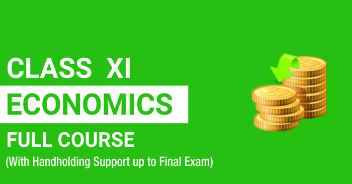 Class 11 - Economics (2024-25)